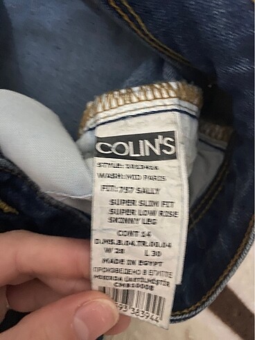 28 Beden Colıns kot pantolon