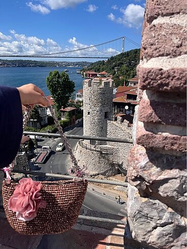 Zara Kağıt ip handmade çanta