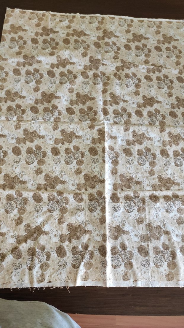 Bej Renkli desenli kumaş - Görsel 2