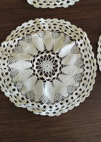 Bohem Dantel Yuvarlak Örtü - Görsel 3