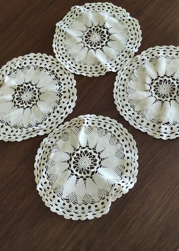 Bohem Dantel Yuvarlak Örtü - Görsel 2