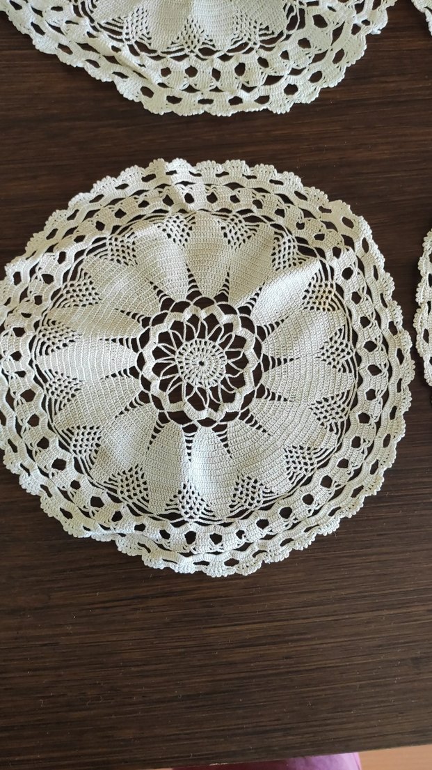 Bohem Dantel Yuvarlak Örtü - Görsel 3