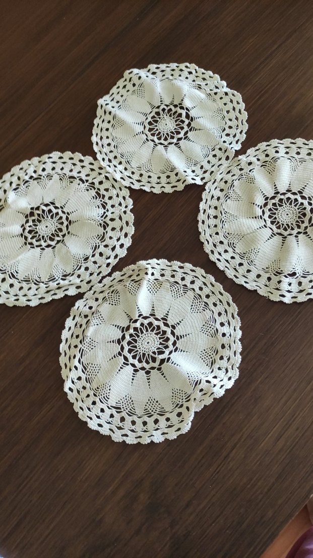 Bohem Dantel Yuvarlak Örtü - Görsel 2