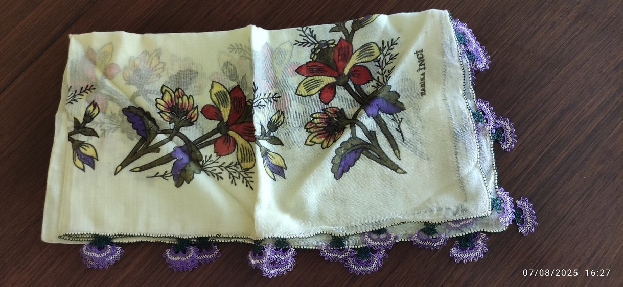 iğne oyalı kadın çember küçük boy - Görsel 2