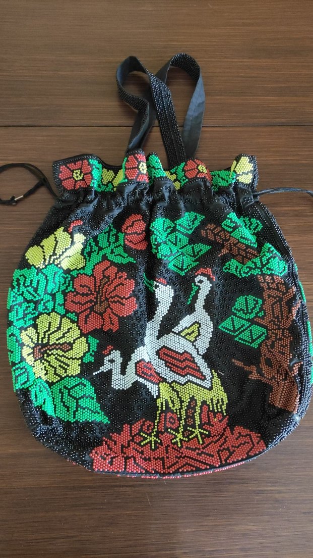 Renkli Nakışlı Boncuk İşlemeli Kadın Çanta - Görsel 4