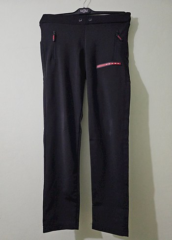 Siyah Fermuarlı Erkek Eşofman Altı - Görsel 2