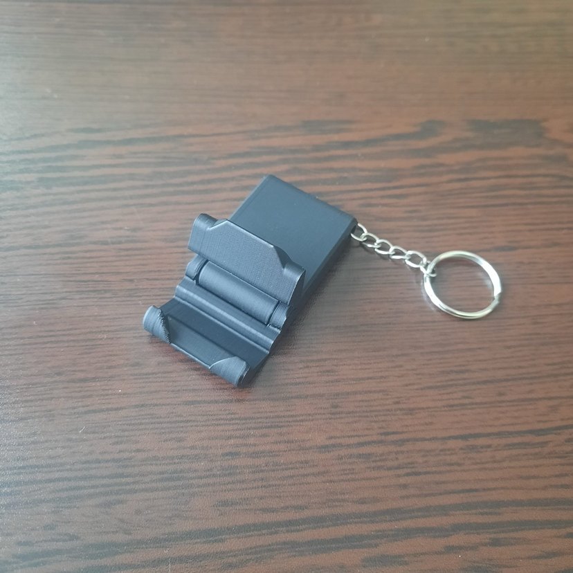 Katlanabilir Telefon Tutucu -SİYAH - Görsel 3