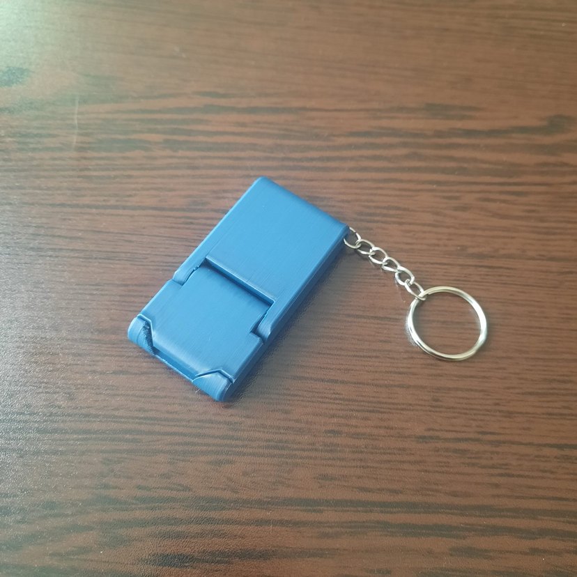 Katlanabilir  Telefon Tutucu -MAVİ - Görsel 3