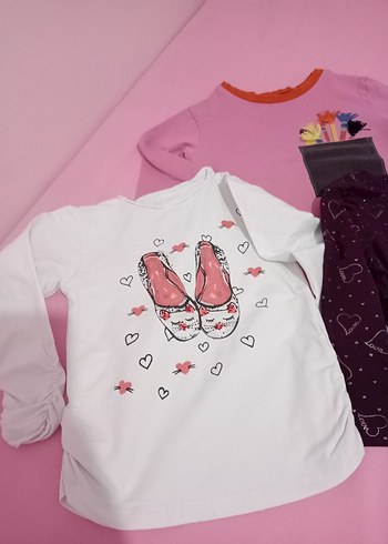 Kız Çocuk Pembe Uzun Kollu - Görsel 7