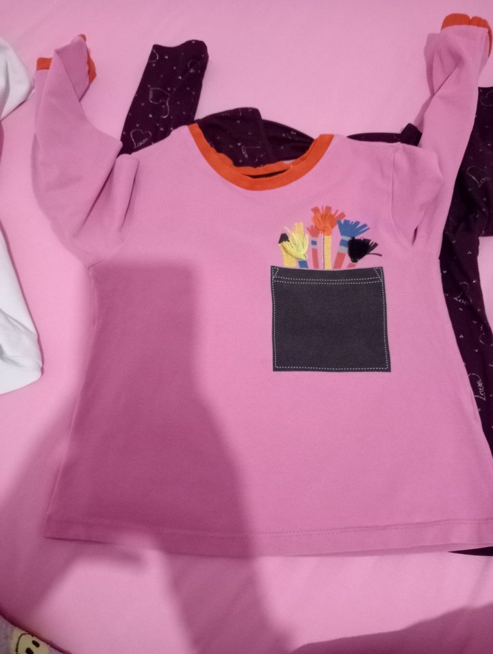 Kız Çocuk Pembe Uzun Kollu - Görsel 3