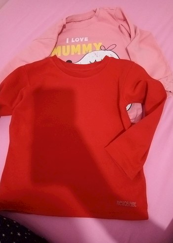 Kız Çocuk Pembe Baskılı Sweatshirt - Görsel 4