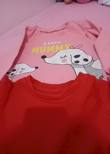 Kız Çocuk Pembe Baskılı Sweatshirt - Görsel 2