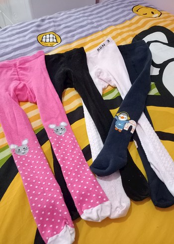 Çocuklar için renkli kalın taytlar - Görsel 8