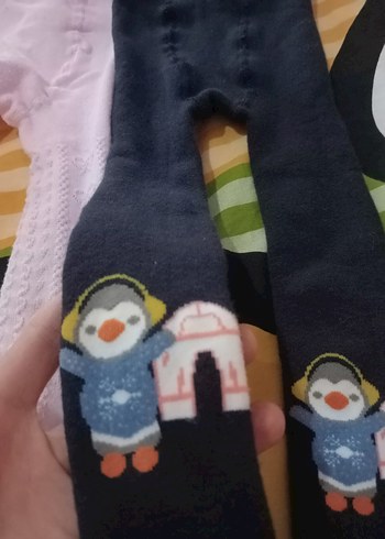 Çocuklar için renkli kalın taytlar - Görsel 5