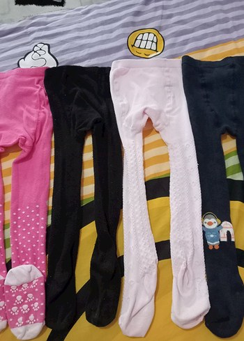 Çocuklar için renkli kalın taytlar - Görsel 4