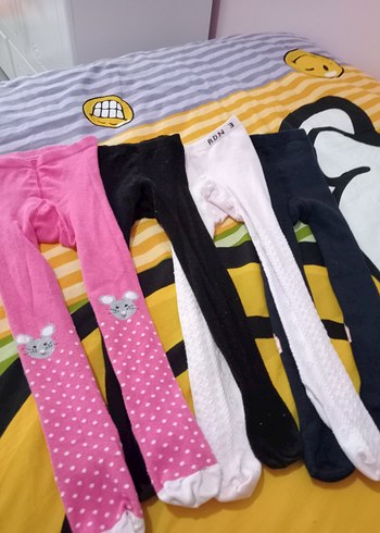 Çocuklar için renkli kalın taytlar - Görsel 7