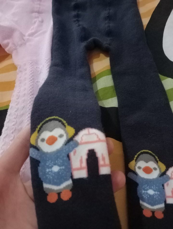 Çocuklar için renkli kalın taytlar - Görsel 5