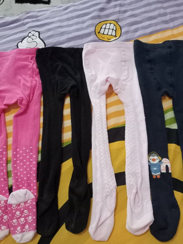 Çocuklar için renkli kalın taytlar - Görsel 4