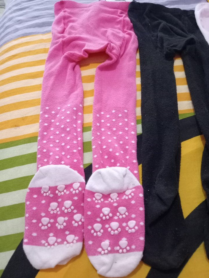 Çocuklar için renkli kalın taytlar - Görsel 3