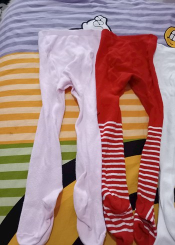 Çocuk Renkli Desenli Külotlu Çorap - Görsel 3