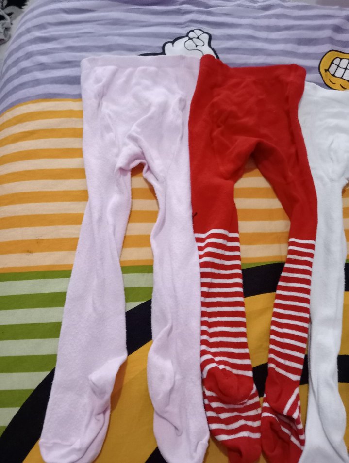 Çocuk Renkli Desenli Külotlu Çorap - Görsel 3