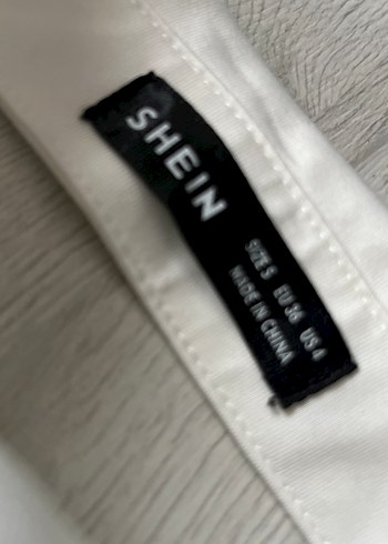 Shein gomlek kolsuz - Görsel 2