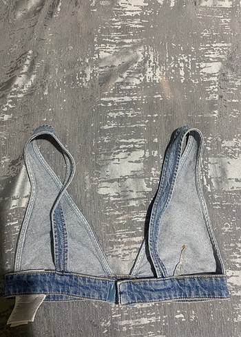 m Beden Mavi Grunge Punk Midi Sütyen