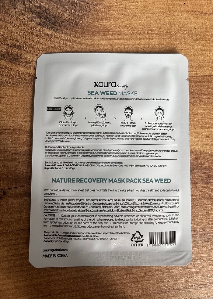 Cilt maskesi - Görsel 4