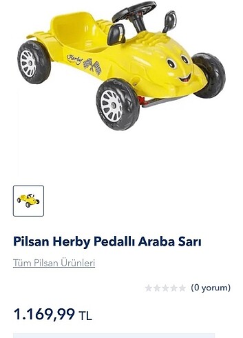 Pilsan herby pedallı araba