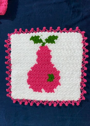 Renkli Turuncu Meyve Desenli Banyo Süngeri - Görsel 3