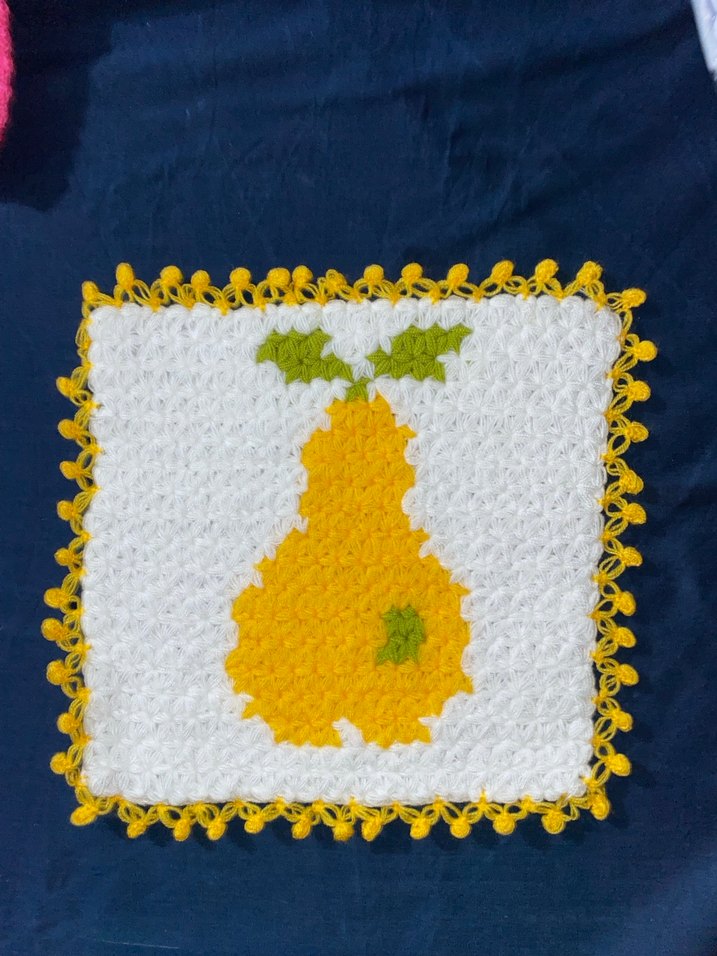 Renkli Turuncu Meyve Desenli Banyo Süngeri - Görsel 4