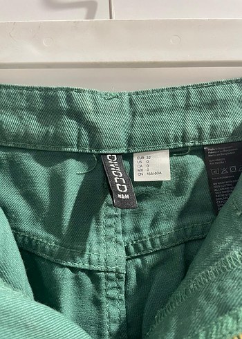 H&M Kızlar için Rahat Kesim Koyu Yeşil Pantolon