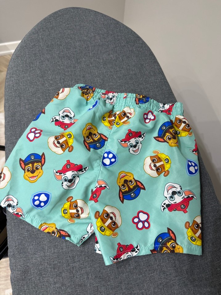 Renkli Paw Patrol Desenli Erkek Çocuk Şort 4-5 yaş - Görsel 2