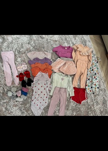 Toplu kız bebek ürünleri 1 1 buçuk yaş aralığına uygundur . - Görsel 2