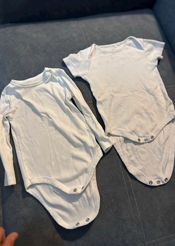 Bebek Erkek Kısa Kollu Beyaz Body - Görsel 3