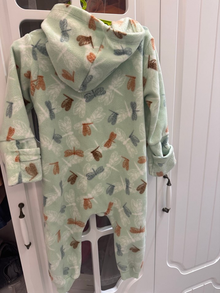 Kapüşonlu Polar Tulum - Görsel 2