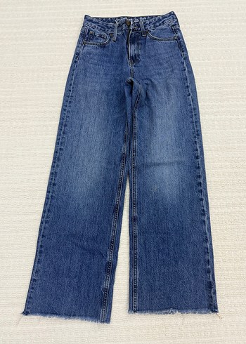 Mavi Kadın Denim Midi Boy Rahat Kesim Jean - Görsel 2