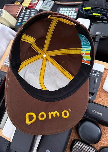 Domo Nakışlı Kahverengi Retro Şapka