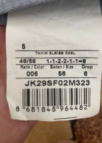 Diğer Jakamen Gri Erkek Takım Elbise Normal Kesim