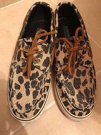 Leopar Ayakkabı Sperry Top Sider Spor 