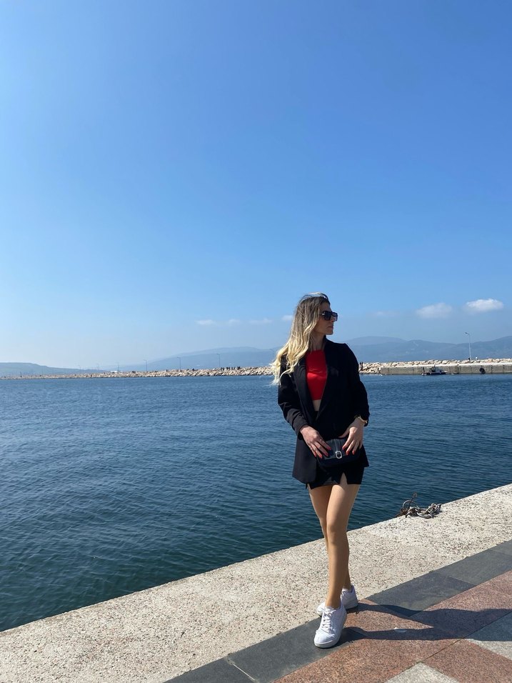 siyah blazer ceket - Görsel 2