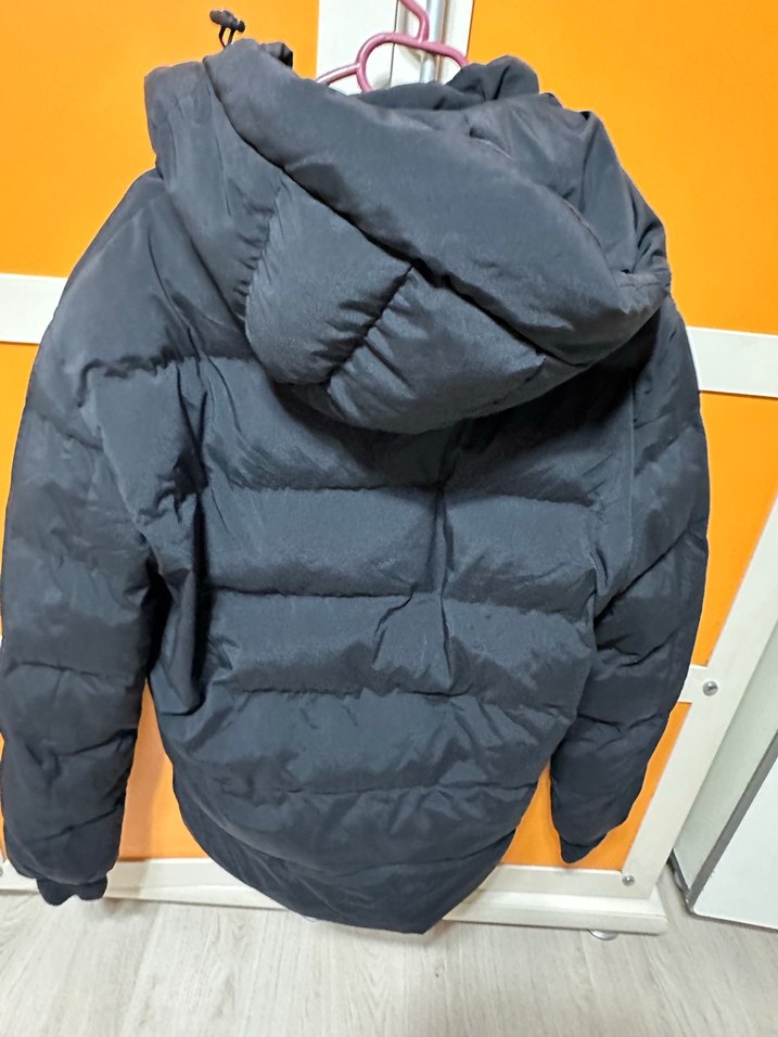 Gri Fermuarlı Kadın Kışlık Ceket hiç giyilmedi tertemiz - Görsel 3