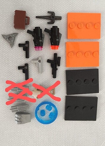 Lego silah ve aksesuarlar