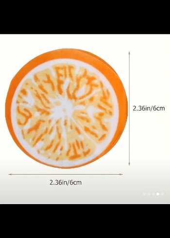 Kadınlar için Portakal Dilimi Göz Maskesi - Görsel 3