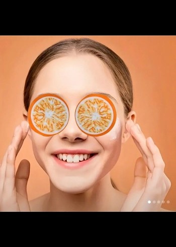 C Vitamini ve Yoğun Nem Etkili Yüz Maskesi - Görsel 2