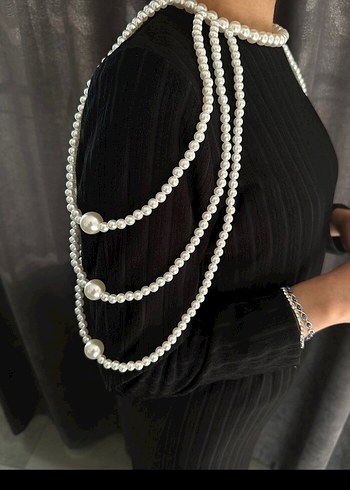 İnci Detaylı Kadın Omuz Zinciri - Görsel 2