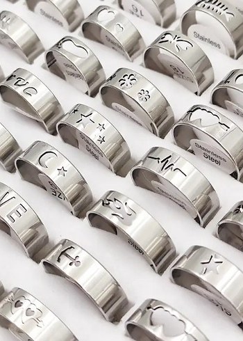 Çelik Erkek Yüzükleri - Görsel 5