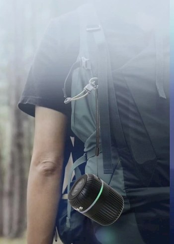 Beyaz Bluetooth Hoparlör Ses Bombası - Görsel 2