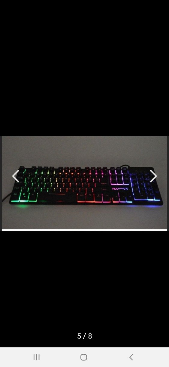 RAYNOX PRO-K1000 GAMING LED KEYBOARD - Görsel 5