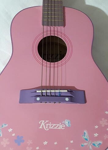 Ahşap kız çocuk gitar 